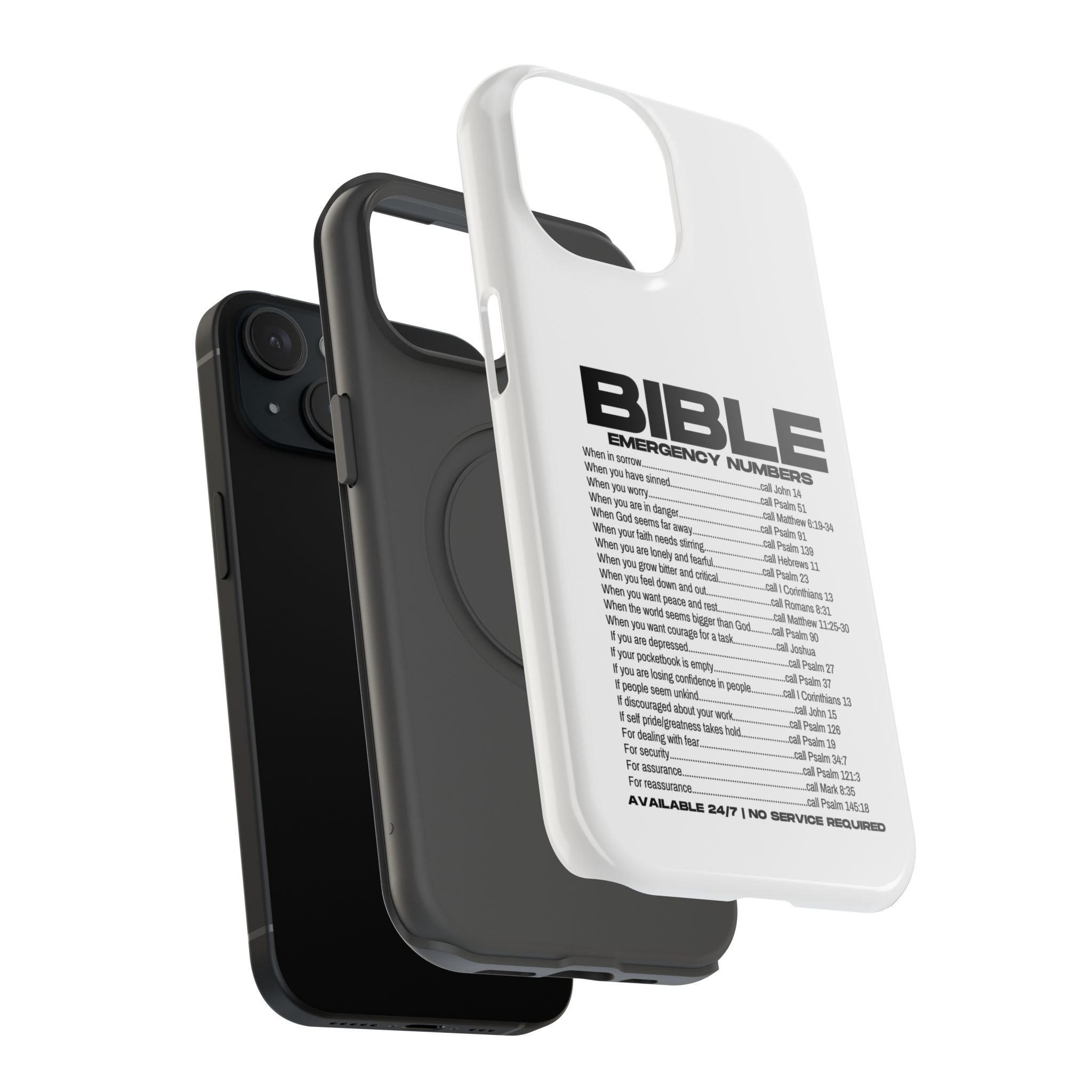 Bible Emergency Numbers Case