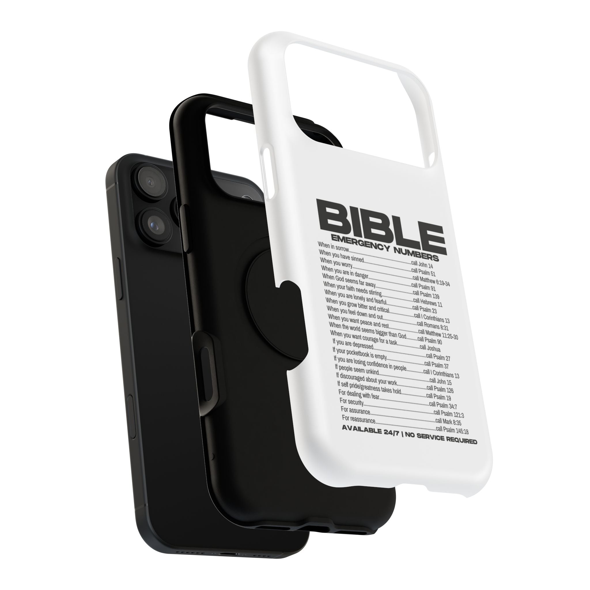 Bible Emergency Numbers Case