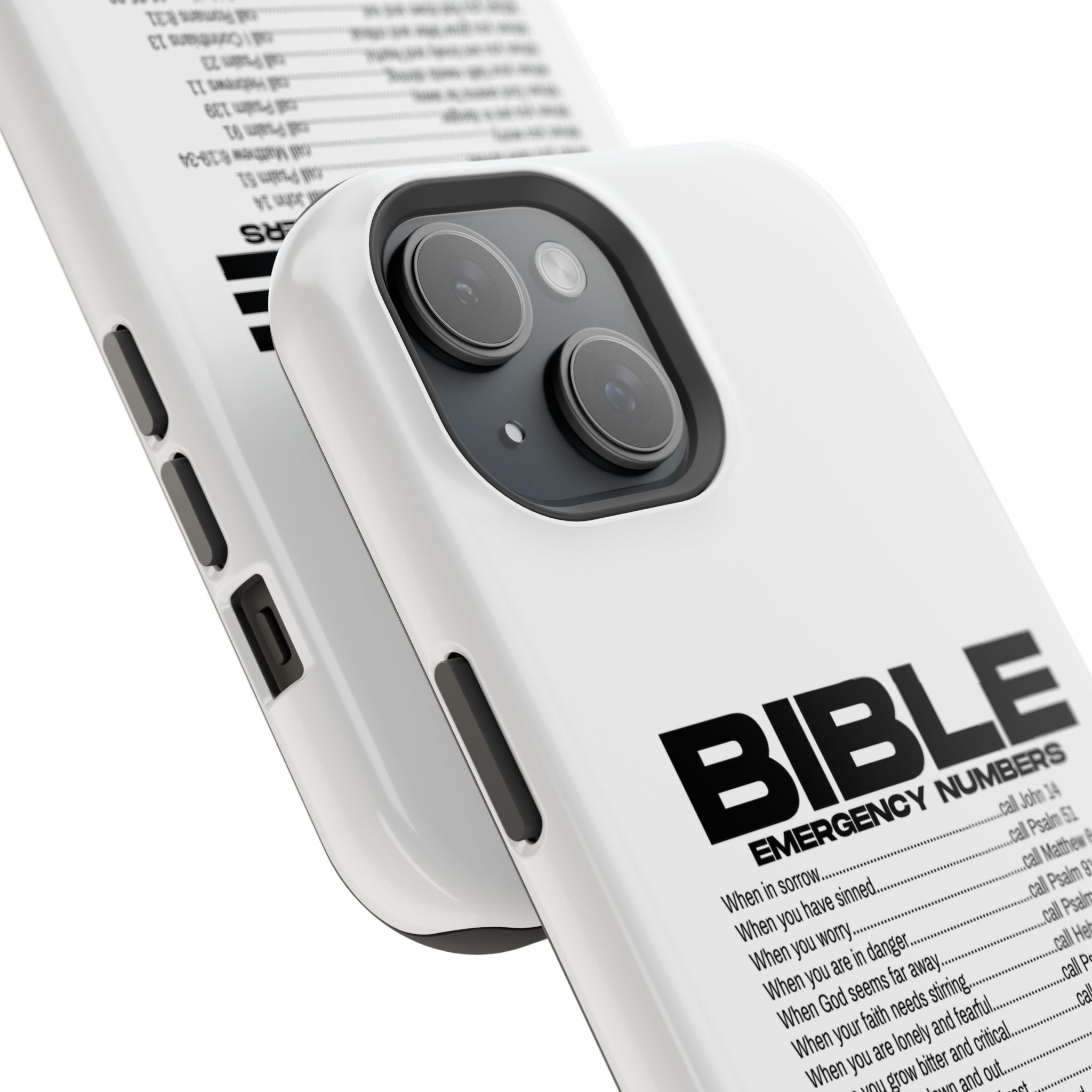 Bible Emergency Numbers Case